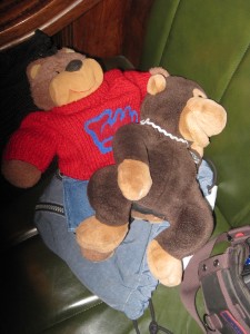 Teddy Tedaloo and Fred pass out from too much exertion and ale