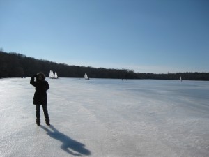 Mitzi Szereto on Watchaug Pond, Rhode Island