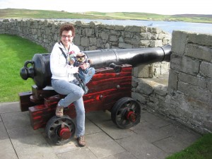 Mitzi Szereto and Teddy Tedaloo at Fort Charlotte